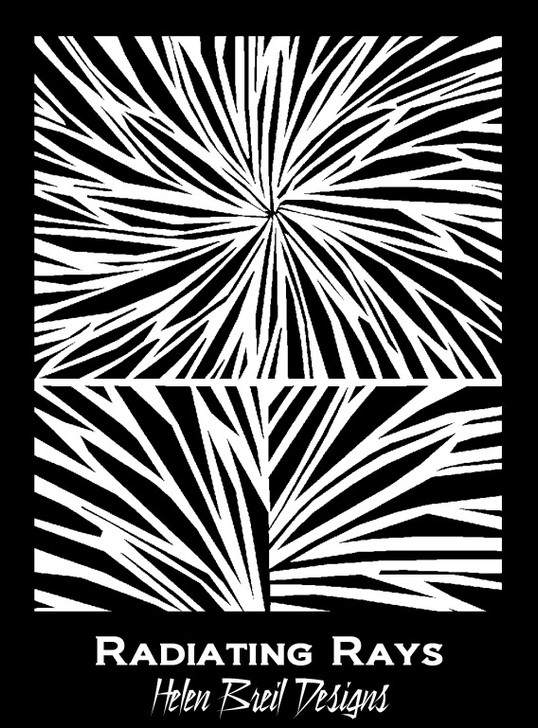 Helen Breil Stamps - Radiating Rays