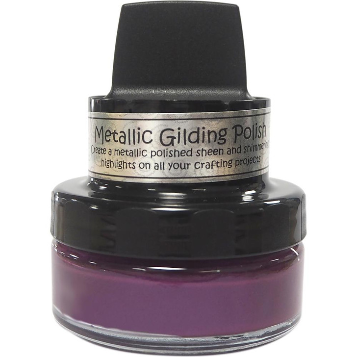 Cosmic Shimmer Metallic Gilding Polish - Dark Cherry 