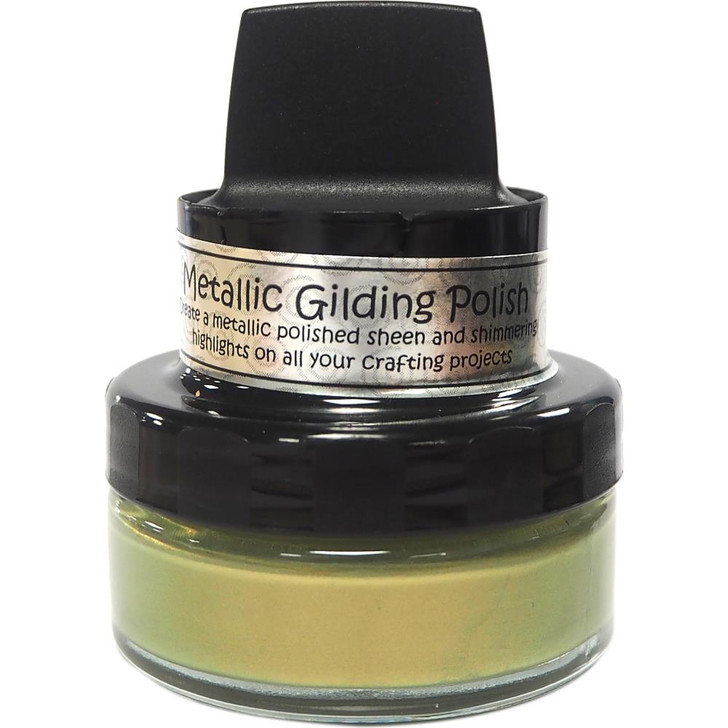 Cosmic Shimmer Metallic Gilding Polish - Golden Olive
