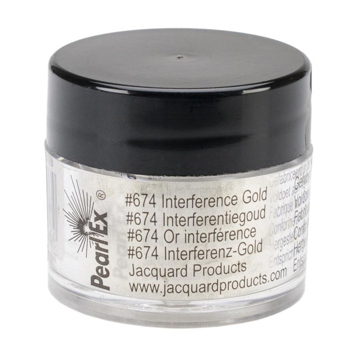Jacquard Pearl Ex Powdered Pigment 3g - Interference Gold