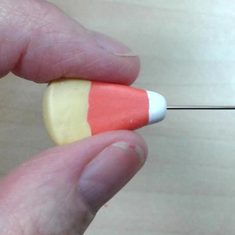 Polymer Clay Candy Corn Earrings Free Tutorial
