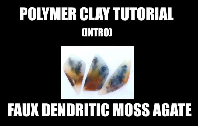 Faux Dendritic Moss Agate Tutorial Intro