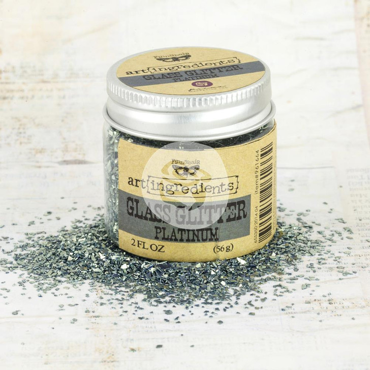 Finnabair Glass Glitter Platinum