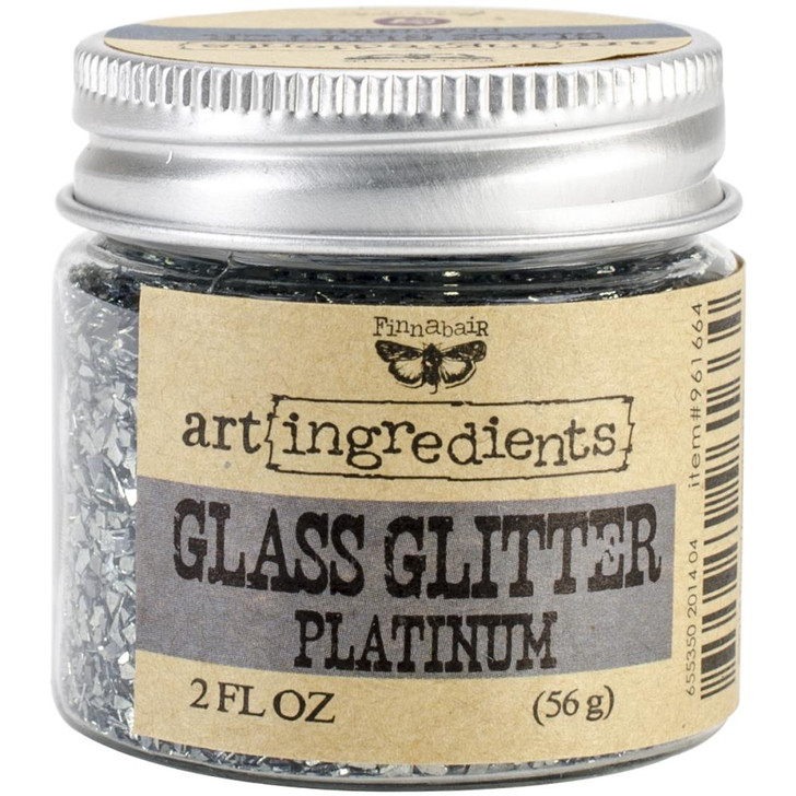 Finnabair Glass Glitter Platinum