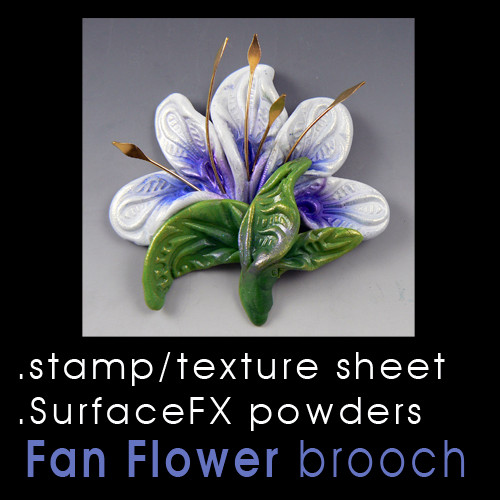 Fan Flower Freebie Tutorial by CF