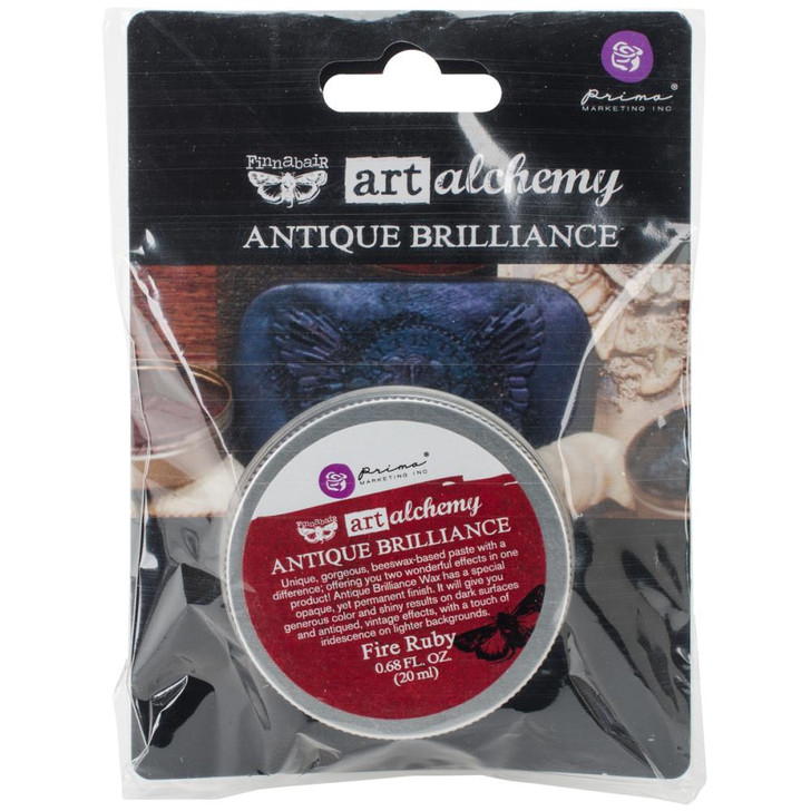 Antique Brilliance Wax .68 Fluid Ounce - Fire Ruby 