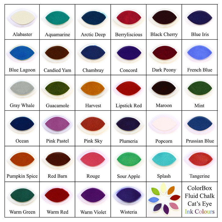 Some of the many colors available.