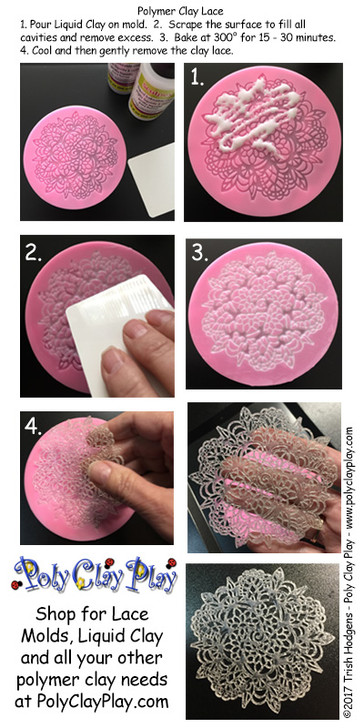 Liquid Sculpey Silicone Bakeable Mold W/Squeegee Mandala