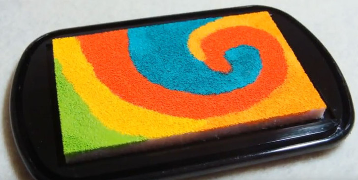 CLEARSNAP card using custom ink pad