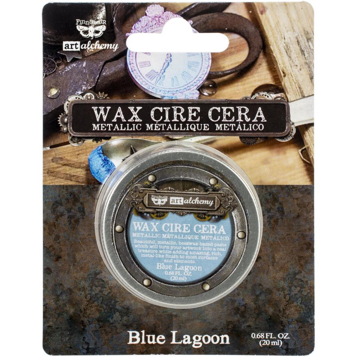 Finnabair Art Alchemy Metallique Wax - Blue Lagoon