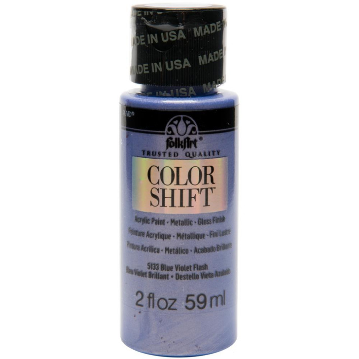 FolkArt Color Shift 2oz Paint -  Blue Violet Flash