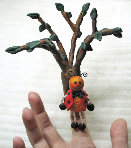 Poly Puppets - Announcement Board and Tree Prop