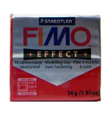Fimo Effect Galaxy Glitter Red