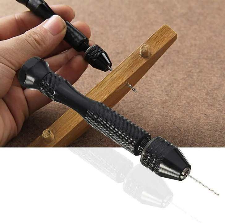 Micro Drill Pin Vise and 20 Bits