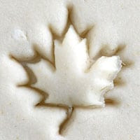 Maple Leaf Outline Stamp