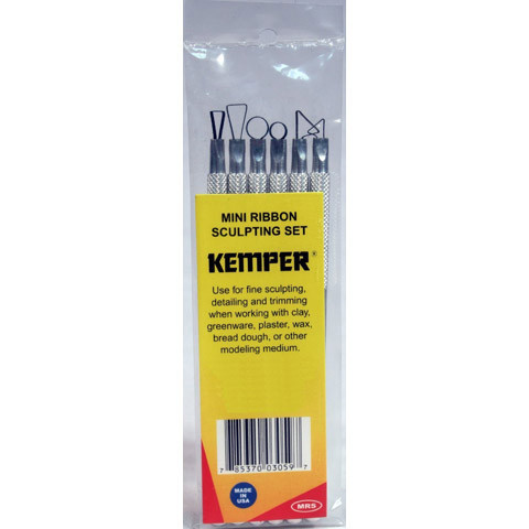 Kemper Tools® Mini Ribbon Sculpting Tool Set - 6 Pieces