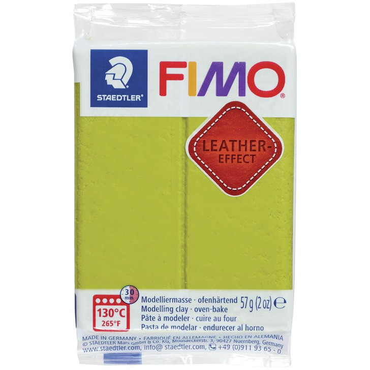 Fimo Leather Effect - Olive