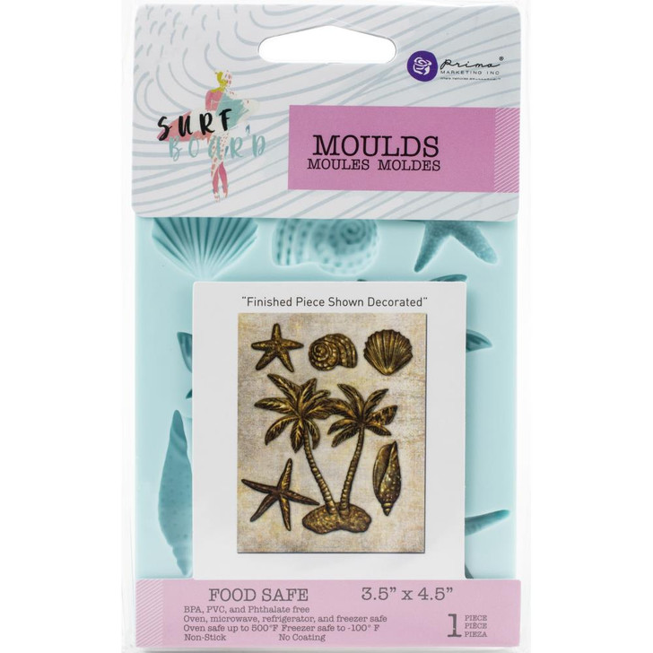 Surfboard Prima Marketing Decor Mould 3.5"X4.5"X8mm