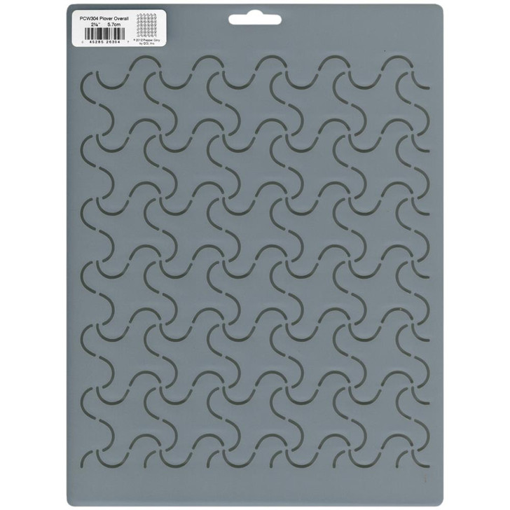 Wave Block Quilt Stencil