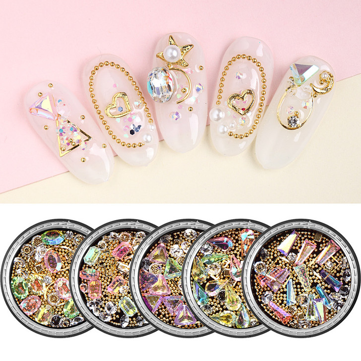 Mixed Steampunk Misc Metal and Crystal Charms