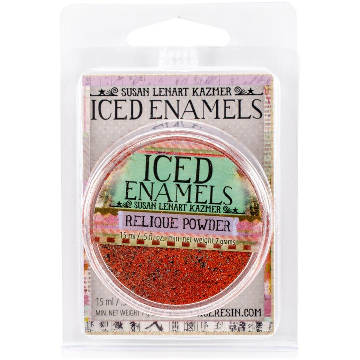 Iced Enamels Relique Powder Cold Enameling Carnelian
