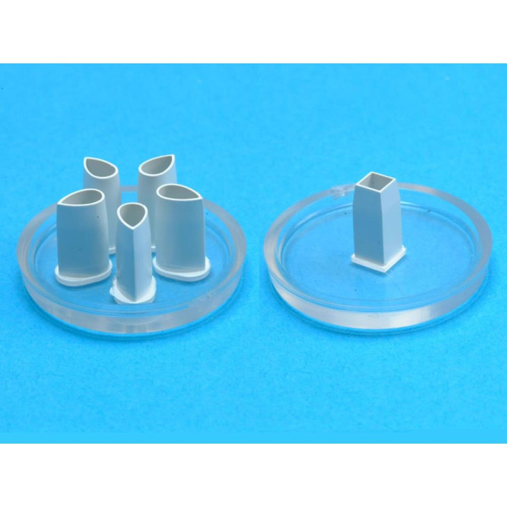 Square and 5 Petal Eyelet Cutters