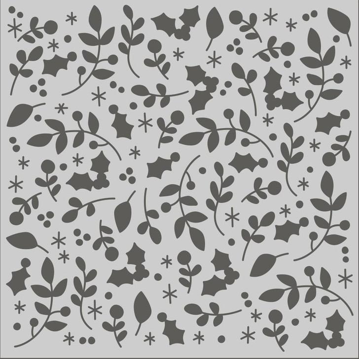 Mistletoe & Holly 6 x 6