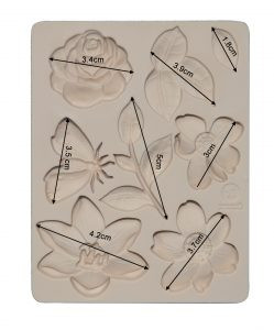 Watercolor Floral - Prima Marketing Decor Mould
