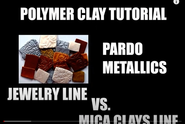 Pardo Polymer Clay - Metallics: Pardo Jewelry vs Pardo Mica Clay