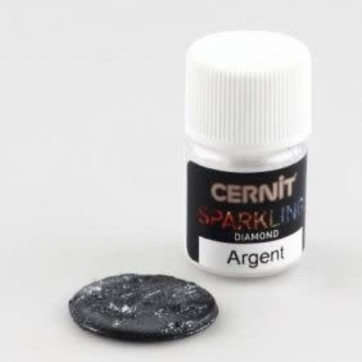 Cernit Sparkling - Diamond Silver (Argent)