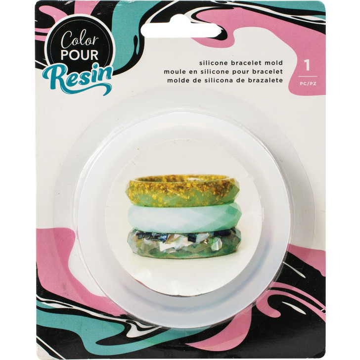 Facet Bangle Bracelet American Crafts Color Pour Resin Mold