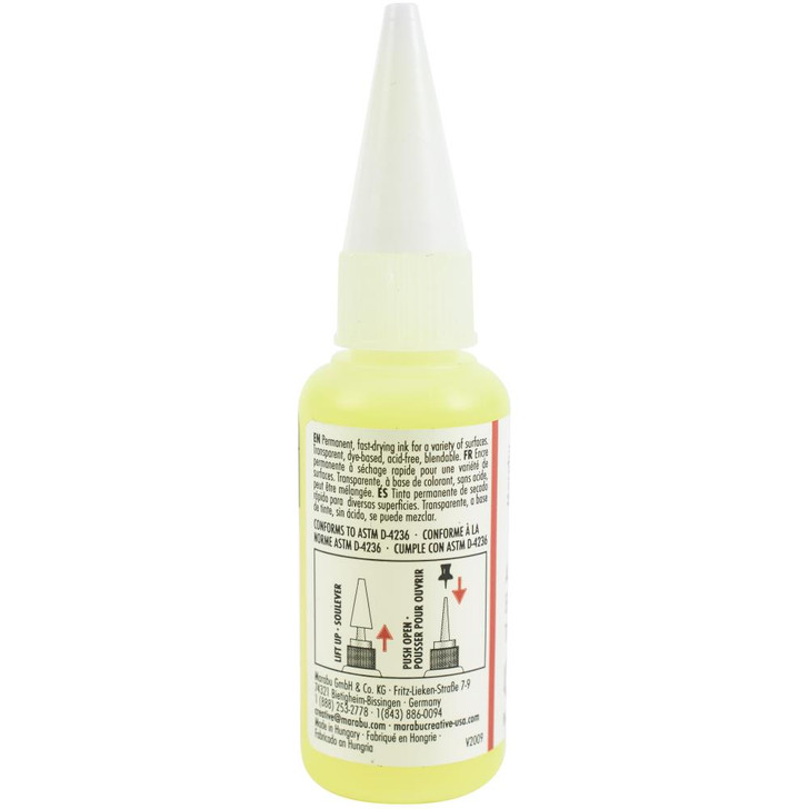 Marabu Alcohol Ink 20ml - Neon Yellow
