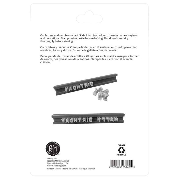 Alphabet Message Stamper Kit