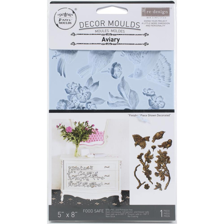 Prima Marketing Re-Design Mould 5" X 8" Aviary