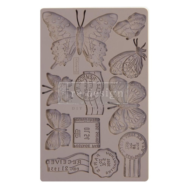 Prima Marketing Re-Design Mould 5" X 8" Butterfly In Flight