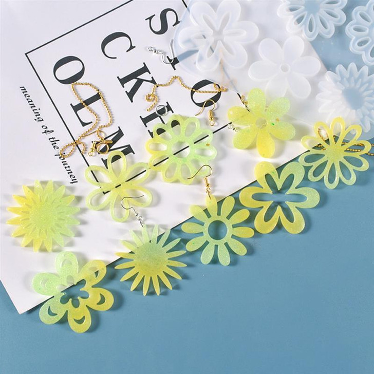 Flower Power Resin Molds 9 Designs