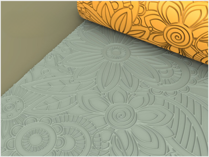 PCP Flower Power  Seamless Texture Roller