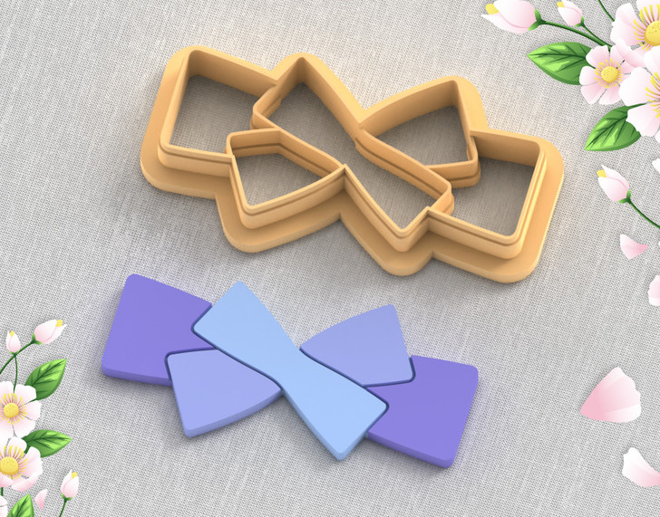 PCP Barrette Geo Bow Cutters