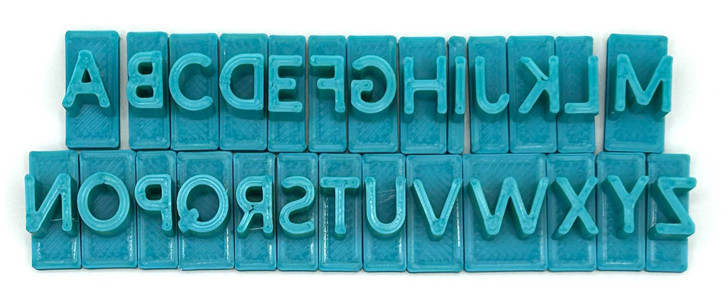 PCP Alphabet Stamps, Guides, BONUS Letters and Box