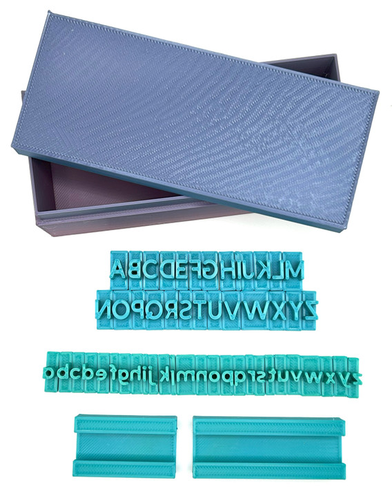 PCP Alphabet Stamps, Guides, BONUS Letters and Box