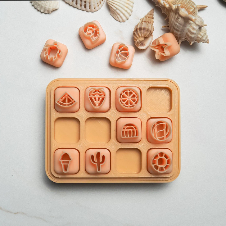 PCP Mini Cutters Set and Storage Box - Summer