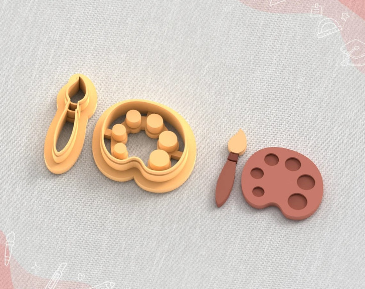 PCP Brush & Palette 2pc Cutters Sets