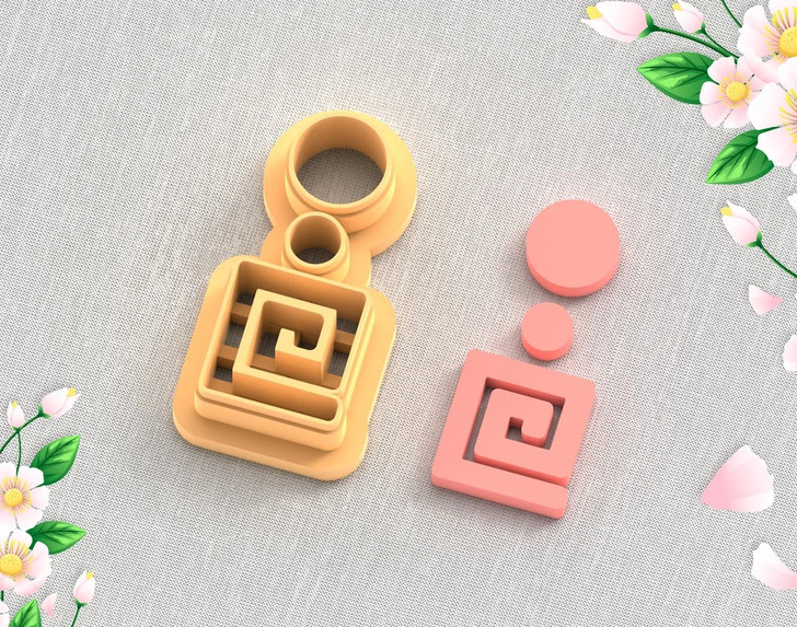 PCP Boho Square Swirl Cutter Set