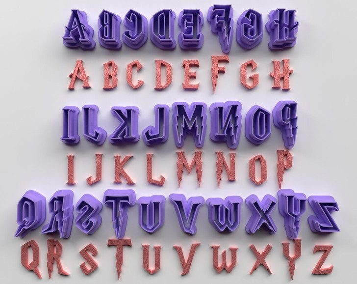 PCP Harry Potter Alphabet Cutters