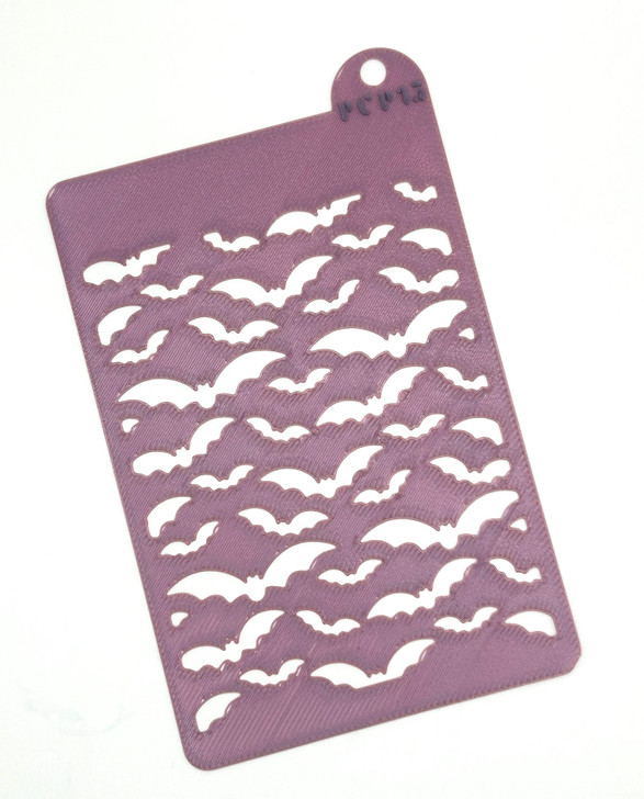 PCP Halloween Bats Stencil and/or Texture Plate