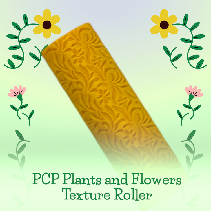 PCP Plants and Flowers Seamless Texture Roller