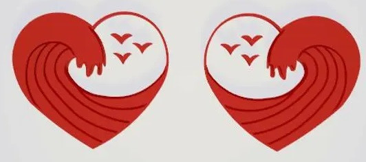 PCP Beachy Heart Stamp and Cutter Set