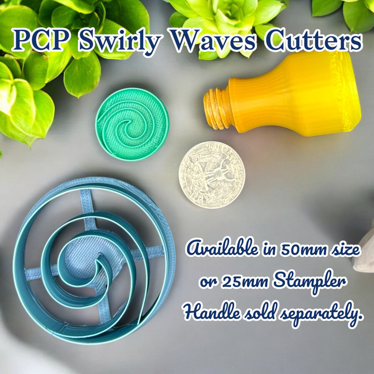 PCP Swirly Waves Stampler or Cutter