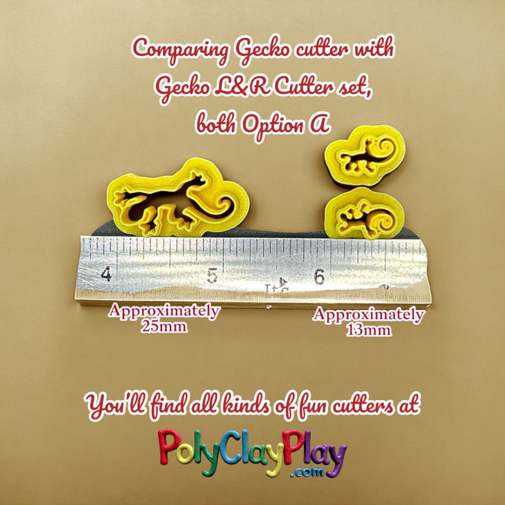 PCP Gecko Lizards Cutters Left and Right Facing