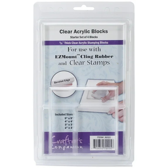 Clear Acrylic Block Set